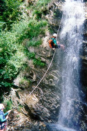 Canyoning, Serre Chevalier.