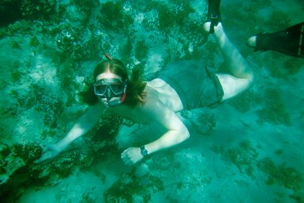 Snorkling, Greece.